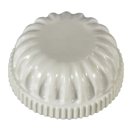 1/8IP White Plastic Rosette Caps 5PK